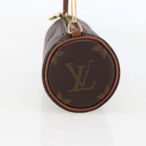 LOUIS VUITTON Monogram Papillon Pouch LV Auth ka1183 - Picture 4 of 16
